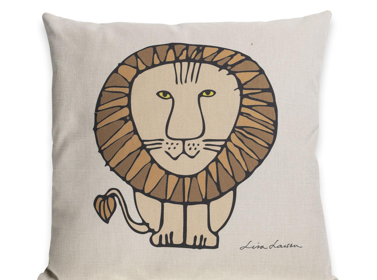 Kuddfodral Lisa Larson, brun på sand – Möbelbiten