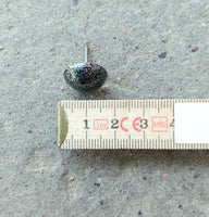 Möbelspik dekorspik svart rund  Ø 15,5 mm