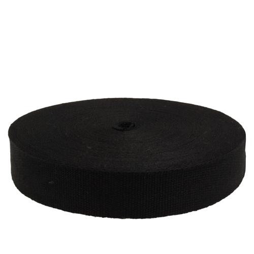 Sadelgjord jute svart 60 mm