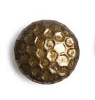 Möbelspik dekorspik hålhamrad gammal mässing Ø 13 mm