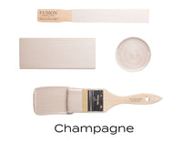 Fusion mineral paint metallics champagne