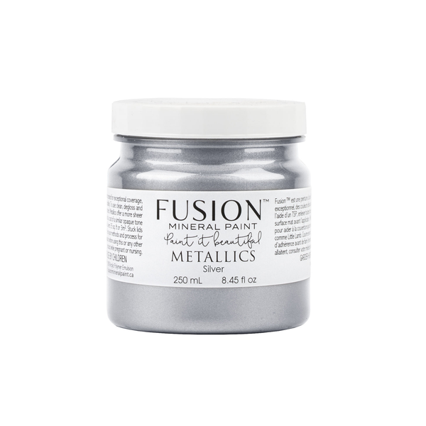 Fusion Mineral Paint Metallics Silver