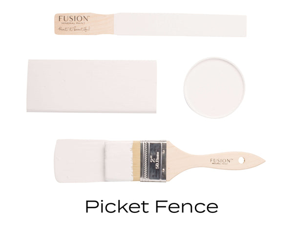 Fusion Mineral Paint picket fence
