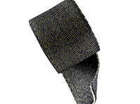 Sadelgjord linne 50 mm, svart/lin/grön